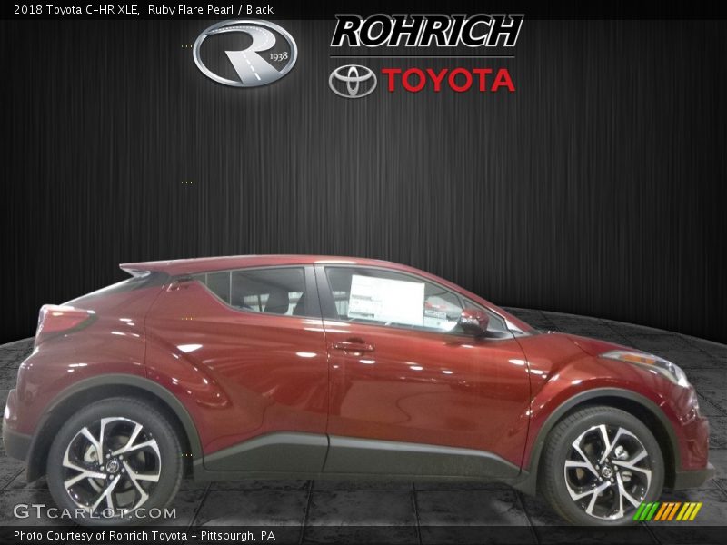 Ruby Flare Pearl / Black 2018 Toyota C-HR XLE