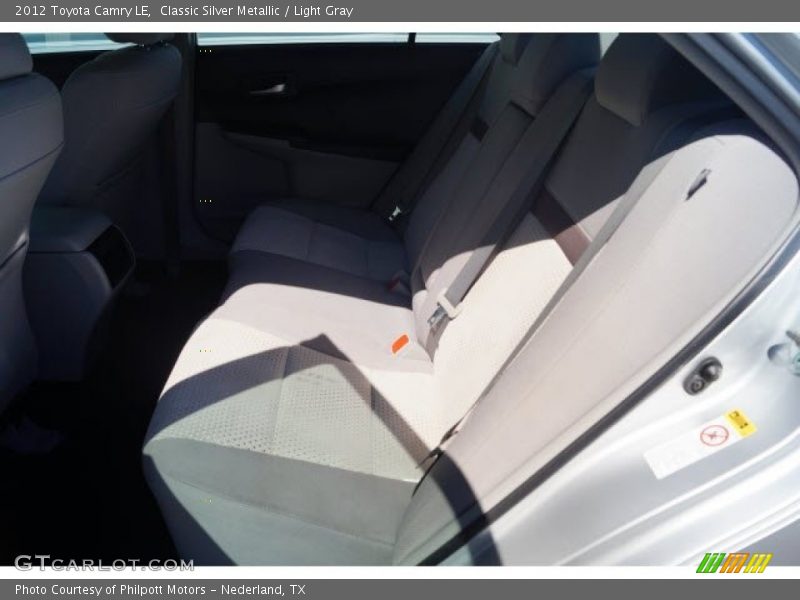 Classic Silver Metallic / Light Gray 2012 Toyota Camry LE