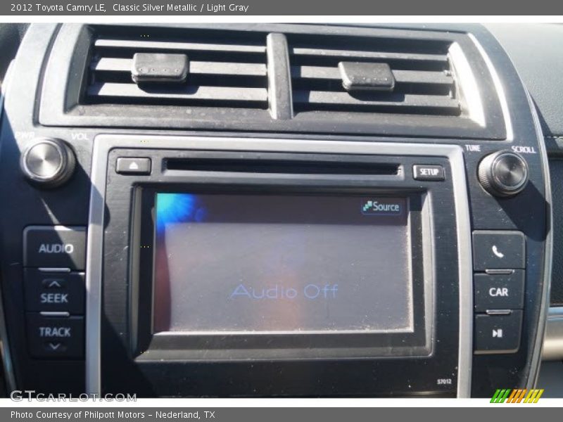 Classic Silver Metallic / Light Gray 2012 Toyota Camry LE