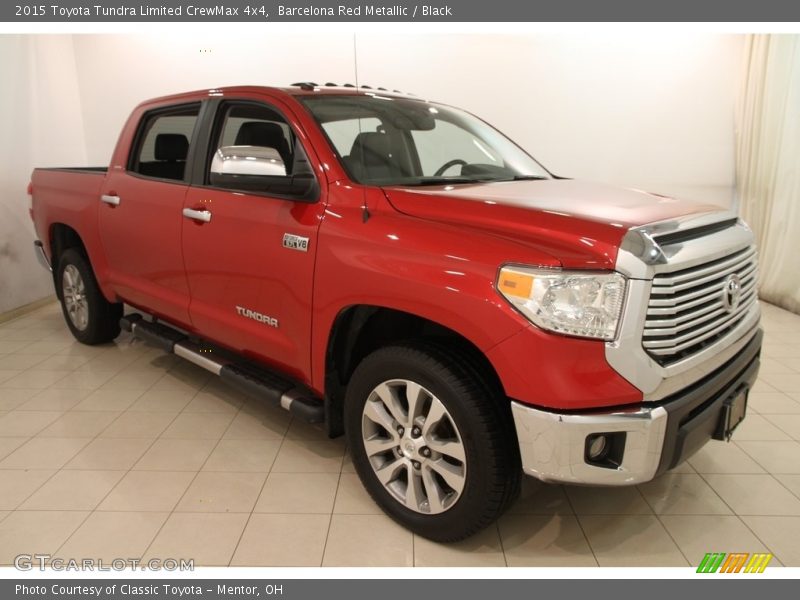 Barcelona Red Metallic / Black 2015 Toyota Tundra Limited CrewMax 4x4