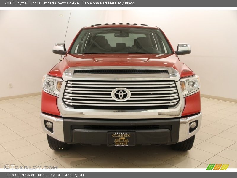 Barcelona Red Metallic / Black 2015 Toyota Tundra Limited CrewMax 4x4