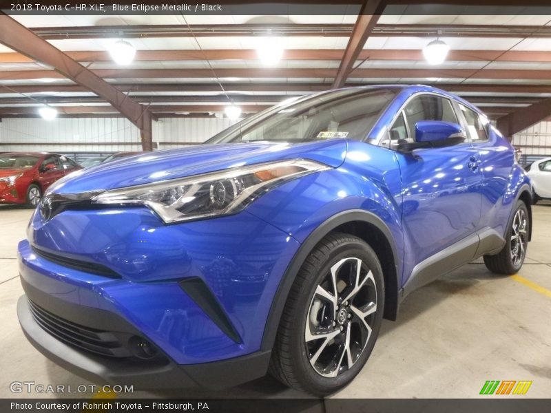 Blue Eclipse Metallic / Black 2018 Toyota C-HR XLE