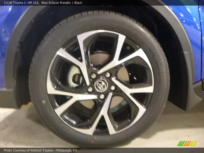 Blue Eclipse Metallic / Black 2018 Toyota C-HR XLE
