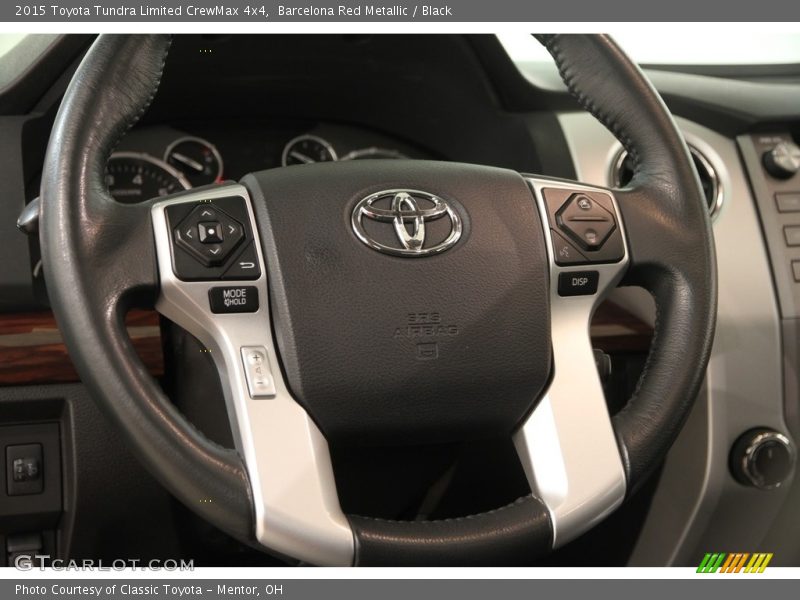 Barcelona Red Metallic / Black 2015 Toyota Tundra Limited CrewMax 4x4