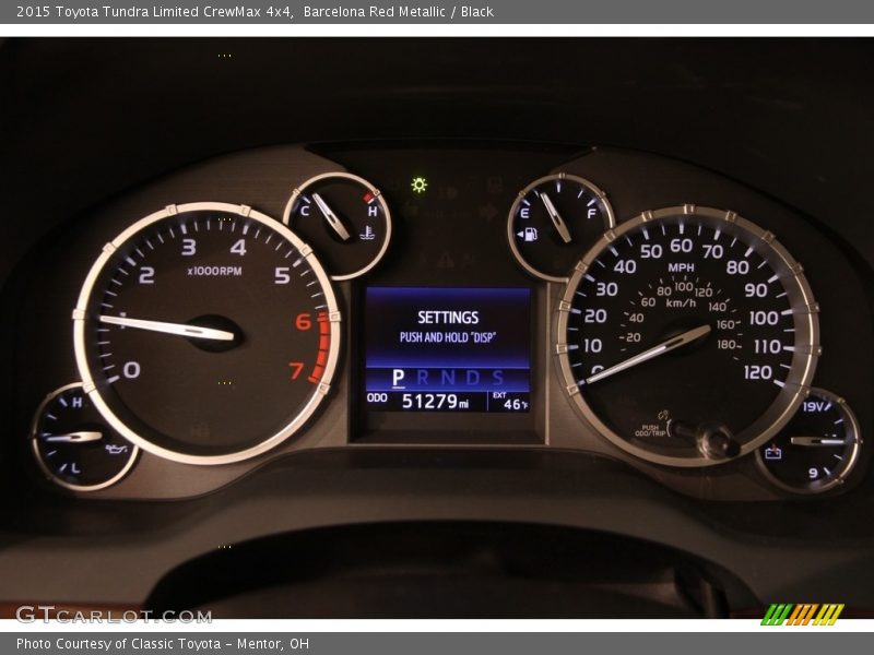 Barcelona Red Metallic / Black 2015 Toyota Tundra Limited CrewMax 4x4