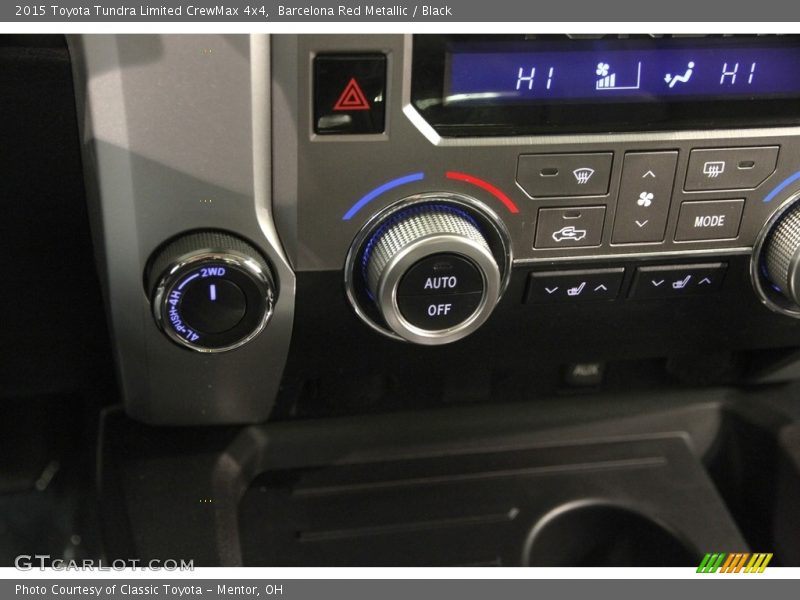 Barcelona Red Metallic / Black 2015 Toyota Tundra Limited CrewMax 4x4