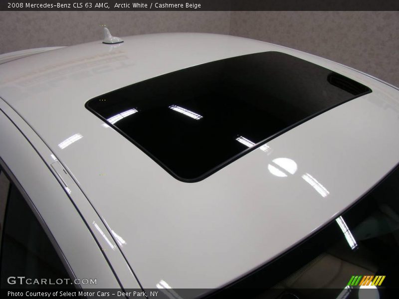 Arctic White / Cashmere Beige 2008 Mercedes-Benz CLS 63 AMG