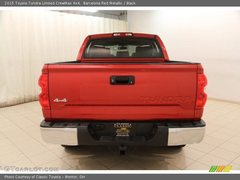 Barcelona Red Metallic / Black 2015 Toyota Tundra Limited CrewMax 4x4