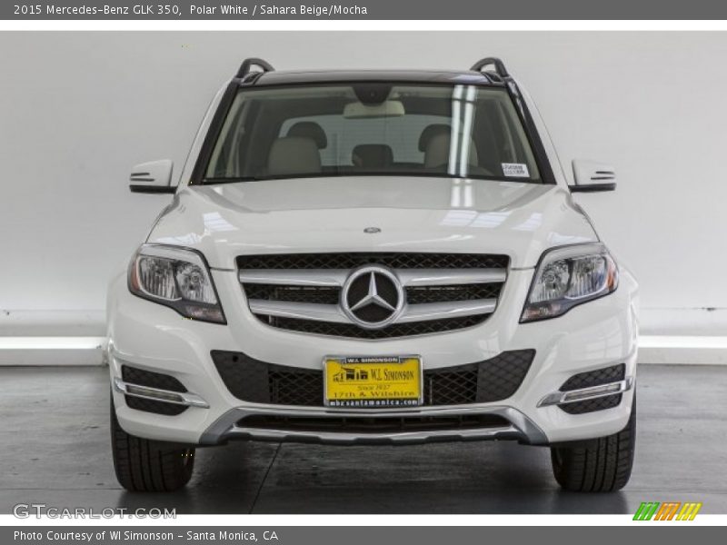 Polar White / Sahara Beige/Mocha 2015 Mercedes-Benz GLK 350