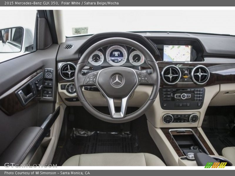 Polar White / Sahara Beige/Mocha 2015 Mercedes-Benz GLK 350