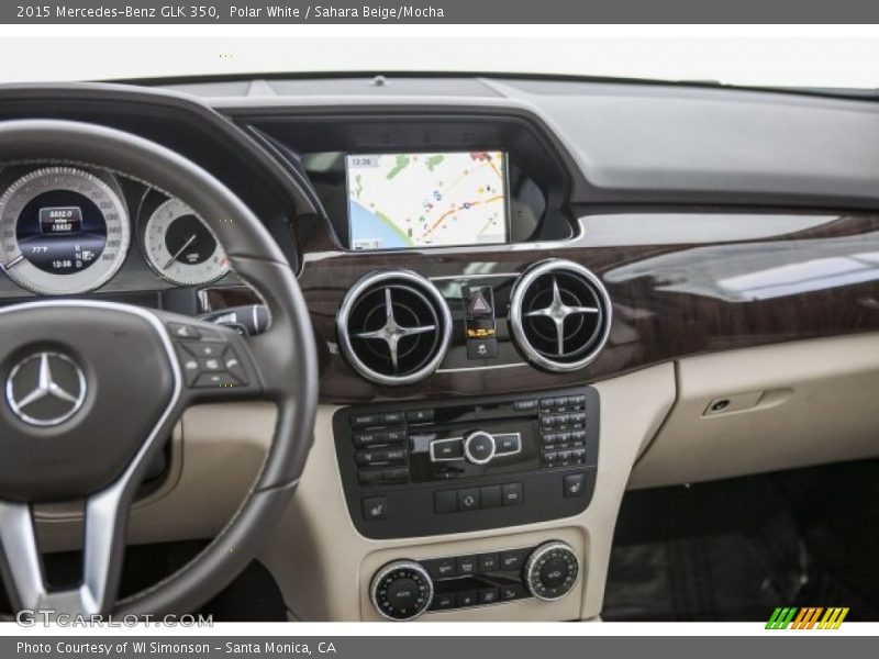 Polar White / Sahara Beige/Mocha 2015 Mercedes-Benz GLK 350
