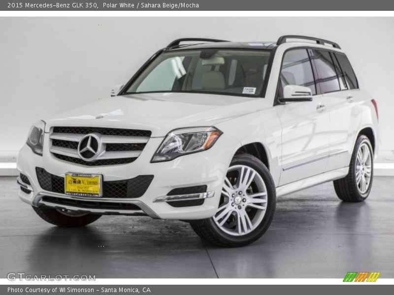 Polar White / Sahara Beige/Mocha 2015 Mercedes-Benz GLK 350