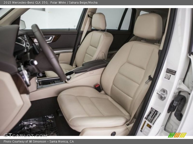 Polar White / Sahara Beige/Mocha 2015 Mercedes-Benz GLK 350