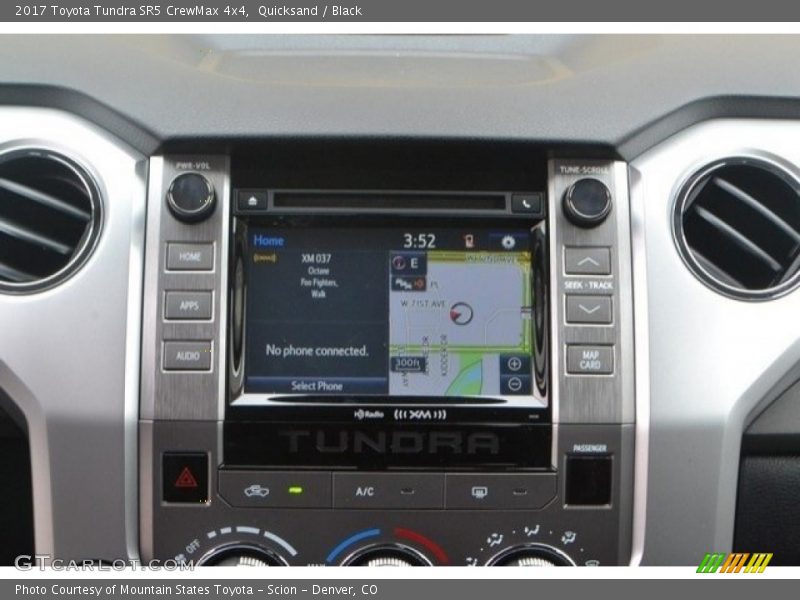 Quicksand / Black 2017 Toyota Tundra SR5 CrewMax 4x4