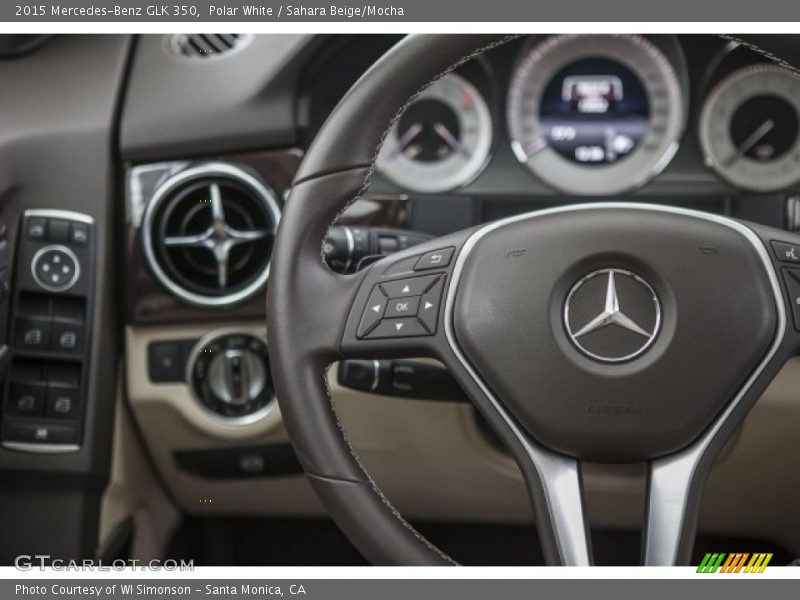 Polar White / Sahara Beige/Mocha 2015 Mercedes-Benz GLK 350