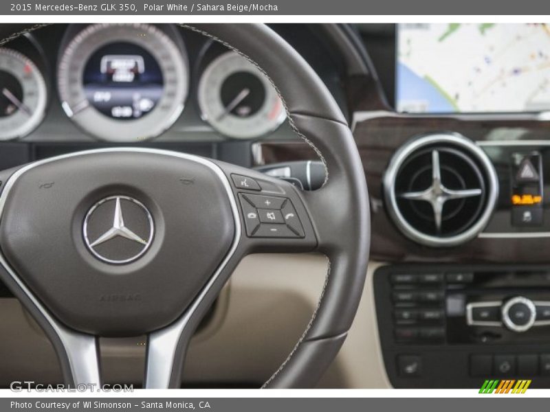 Polar White / Sahara Beige/Mocha 2015 Mercedes-Benz GLK 350