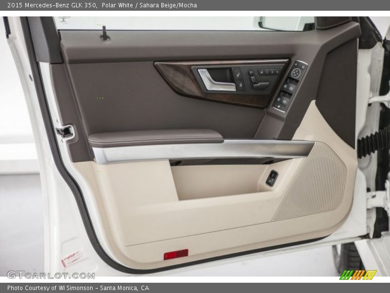 Polar White / Sahara Beige/Mocha 2015 Mercedes-Benz GLK 350