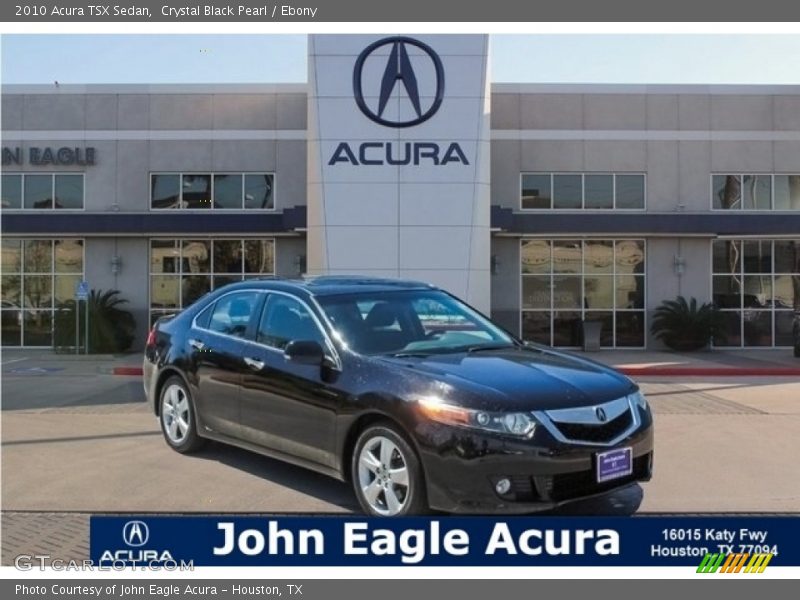 Crystal Black Pearl / Ebony 2010 Acura TSX Sedan