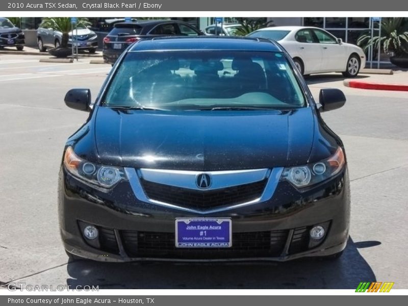 Crystal Black Pearl / Ebony 2010 Acura TSX Sedan