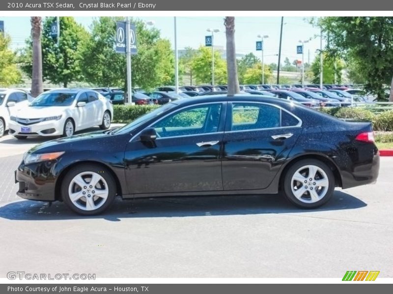 Crystal Black Pearl / Ebony 2010 Acura TSX Sedan