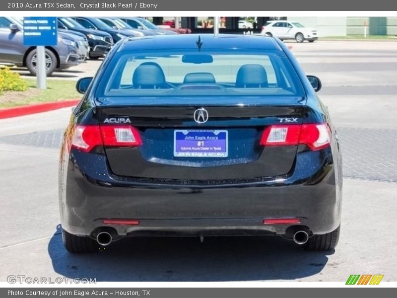 Crystal Black Pearl / Ebony 2010 Acura TSX Sedan