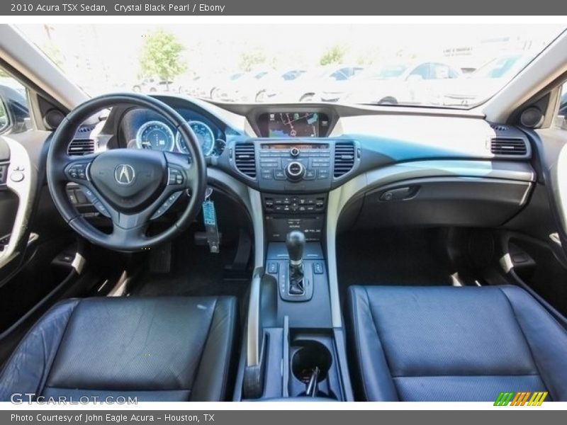 Crystal Black Pearl / Ebony 2010 Acura TSX Sedan