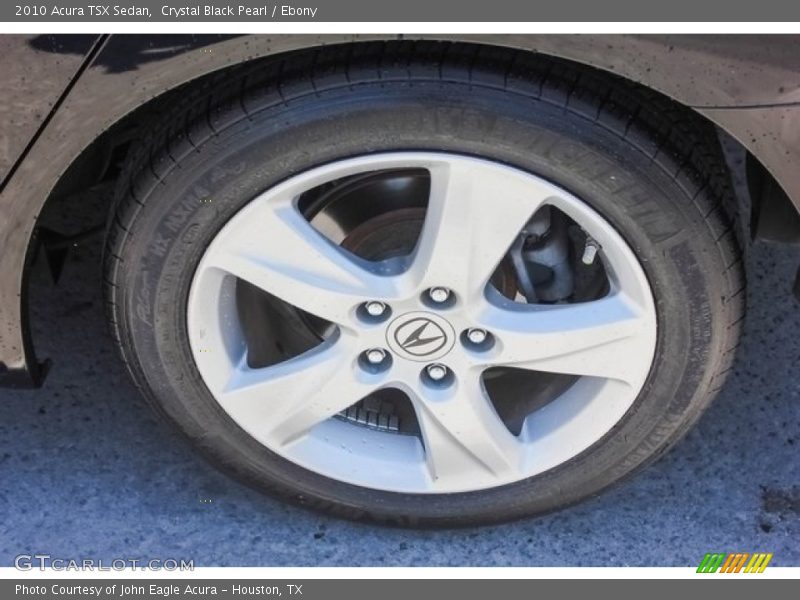 Crystal Black Pearl / Ebony 2010 Acura TSX Sedan