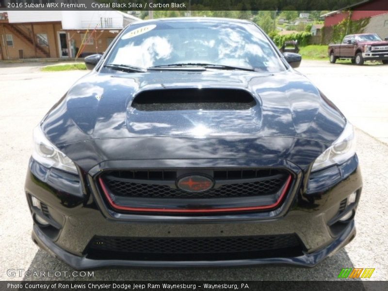 Crystal Black Silica / Carbon Black 2016 Subaru WRX Premium