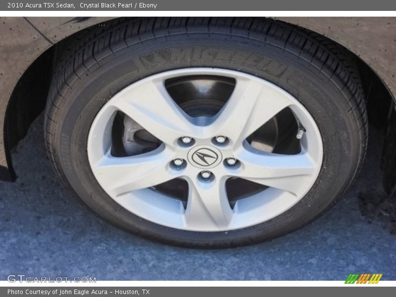 Crystal Black Pearl / Ebony 2010 Acura TSX Sedan