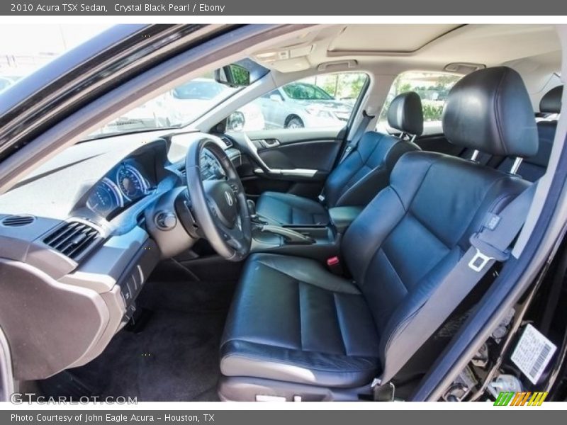 Crystal Black Pearl / Ebony 2010 Acura TSX Sedan