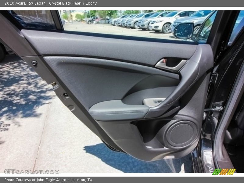 Crystal Black Pearl / Ebony 2010 Acura TSX Sedan