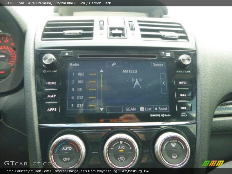 Audio System of 2016 WRX Premium