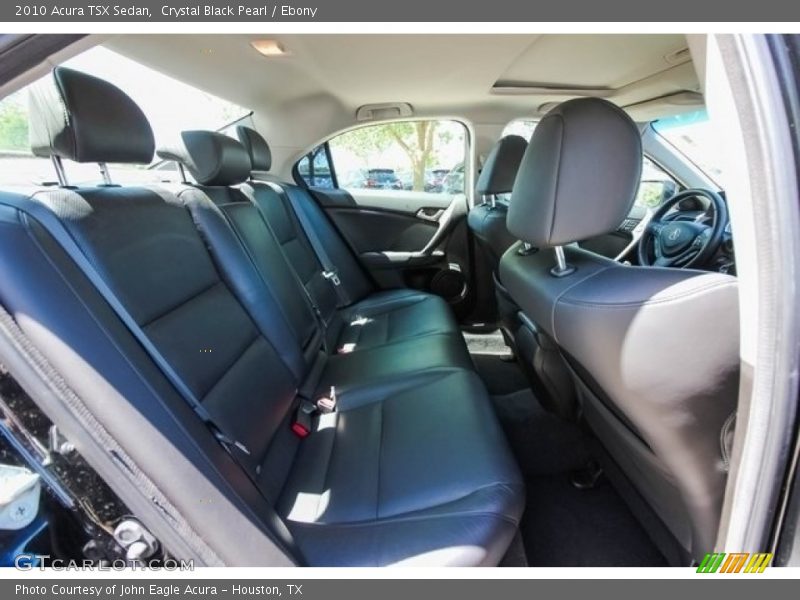 Crystal Black Pearl / Ebony 2010 Acura TSX Sedan
