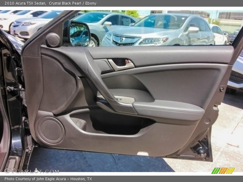 Crystal Black Pearl / Ebony 2010 Acura TSX Sedan