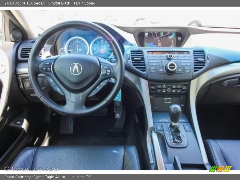 Crystal Black Pearl / Ebony 2010 Acura TSX Sedan