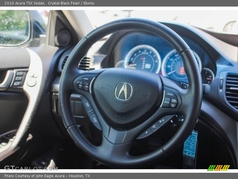 Crystal Black Pearl / Ebony 2010 Acura TSX Sedan