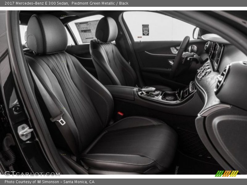 Piedmont Green Metallic / Black 2017 Mercedes-Benz E 300 Sedan