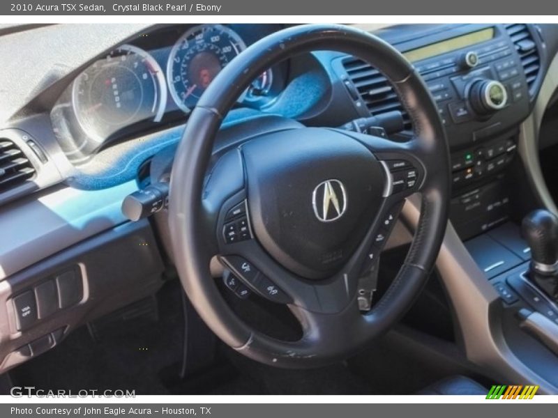 Crystal Black Pearl / Ebony 2010 Acura TSX Sedan