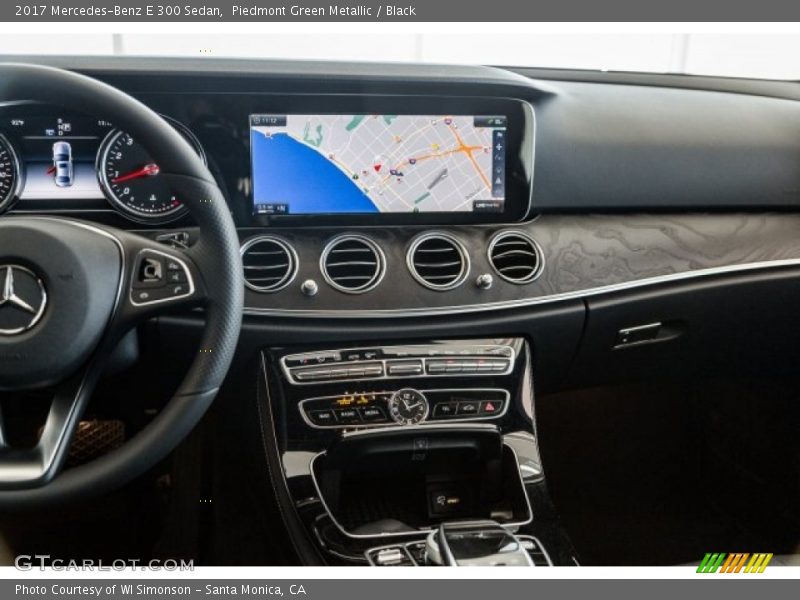 Piedmont Green Metallic / Black 2017 Mercedes-Benz E 300 Sedan