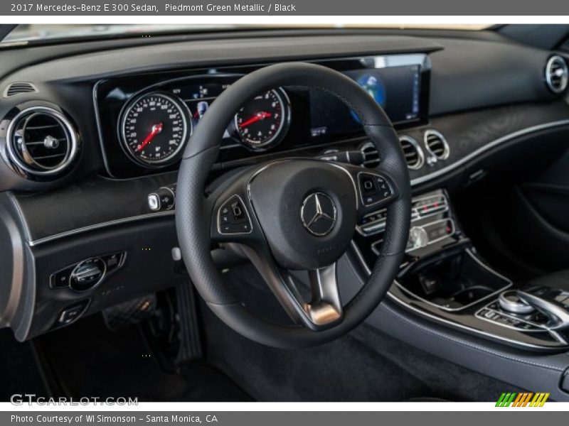 Piedmont Green Metallic / Black 2017 Mercedes-Benz E 300 Sedan