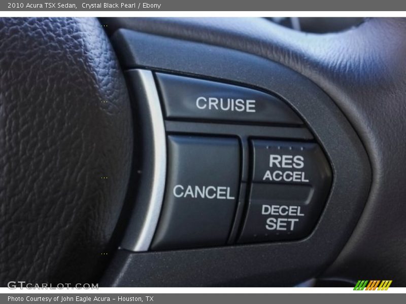 Crystal Black Pearl / Ebony 2010 Acura TSX Sedan