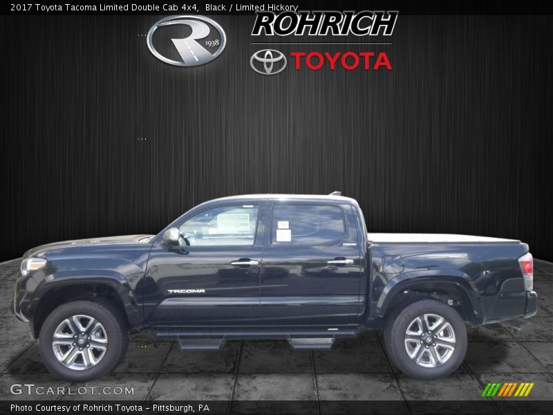 Black / Limited Hickory 2017 Toyota Tacoma Limited Double Cab 4x4
