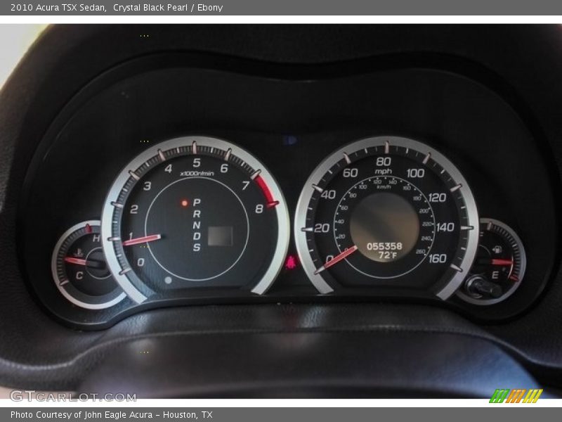 Crystal Black Pearl / Ebony 2010 Acura TSX Sedan