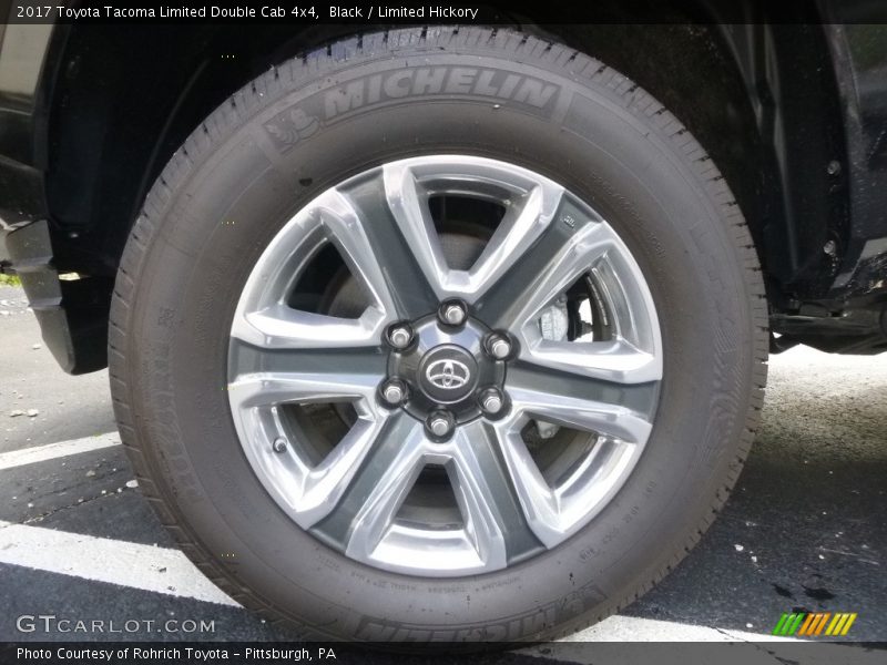 Black / Limited Hickory 2017 Toyota Tacoma Limited Double Cab 4x4