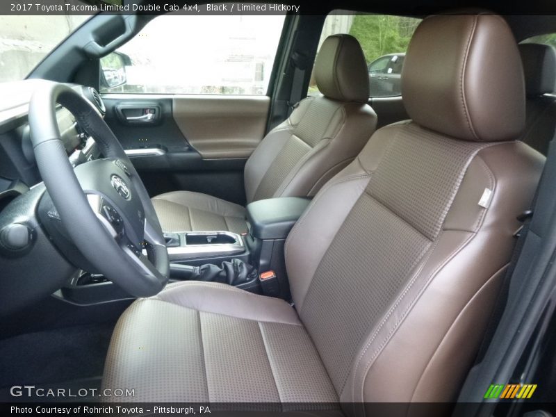Black / Limited Hickory 2017 Toyota Tacoma Limited Double Cab 4x4