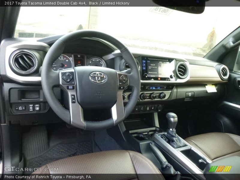 Black / Limited Hickory 2017 Toyota Tacoma Limited Double Cab 4x4