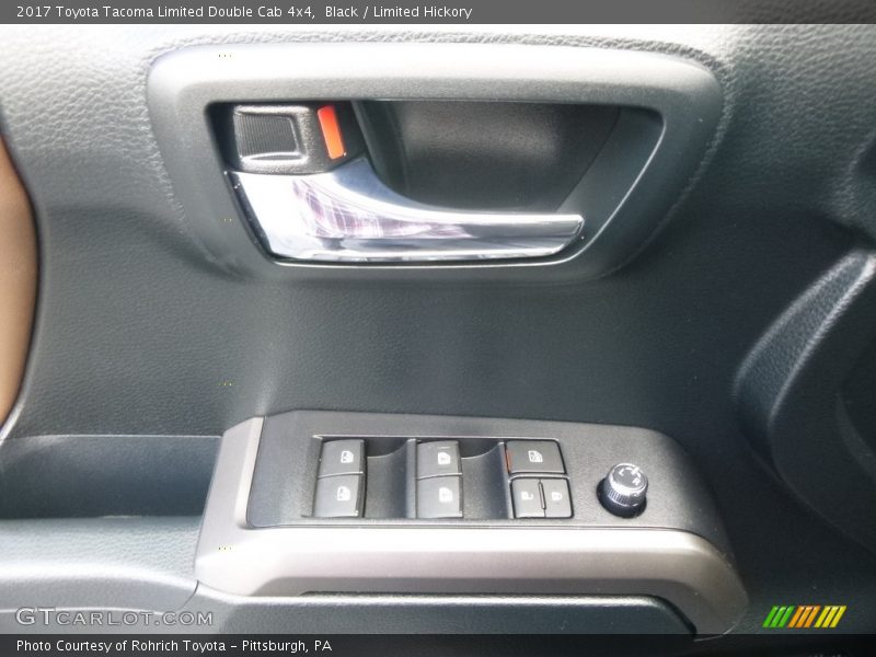 Black / Limited Hickory 2017 Toyota Tacoma Limited Double Cab 4x4