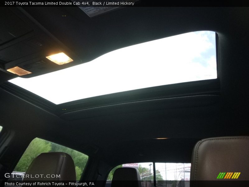 Black / Limited Hickory 2017 Toyota Tacoma Limited Double Cab 4x4