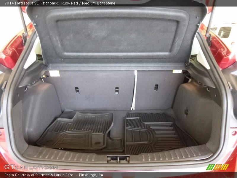 Ruby Red / Medium Light Stone 2014 Ford Focus SE Hatchback