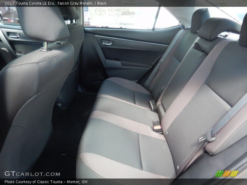 Falcon Gray Metallic / Black 2017 Toyota Corolla LE Eco